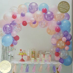 Party Supplies Ginger Ray Balloon Arch Kit Pastels and Confetti